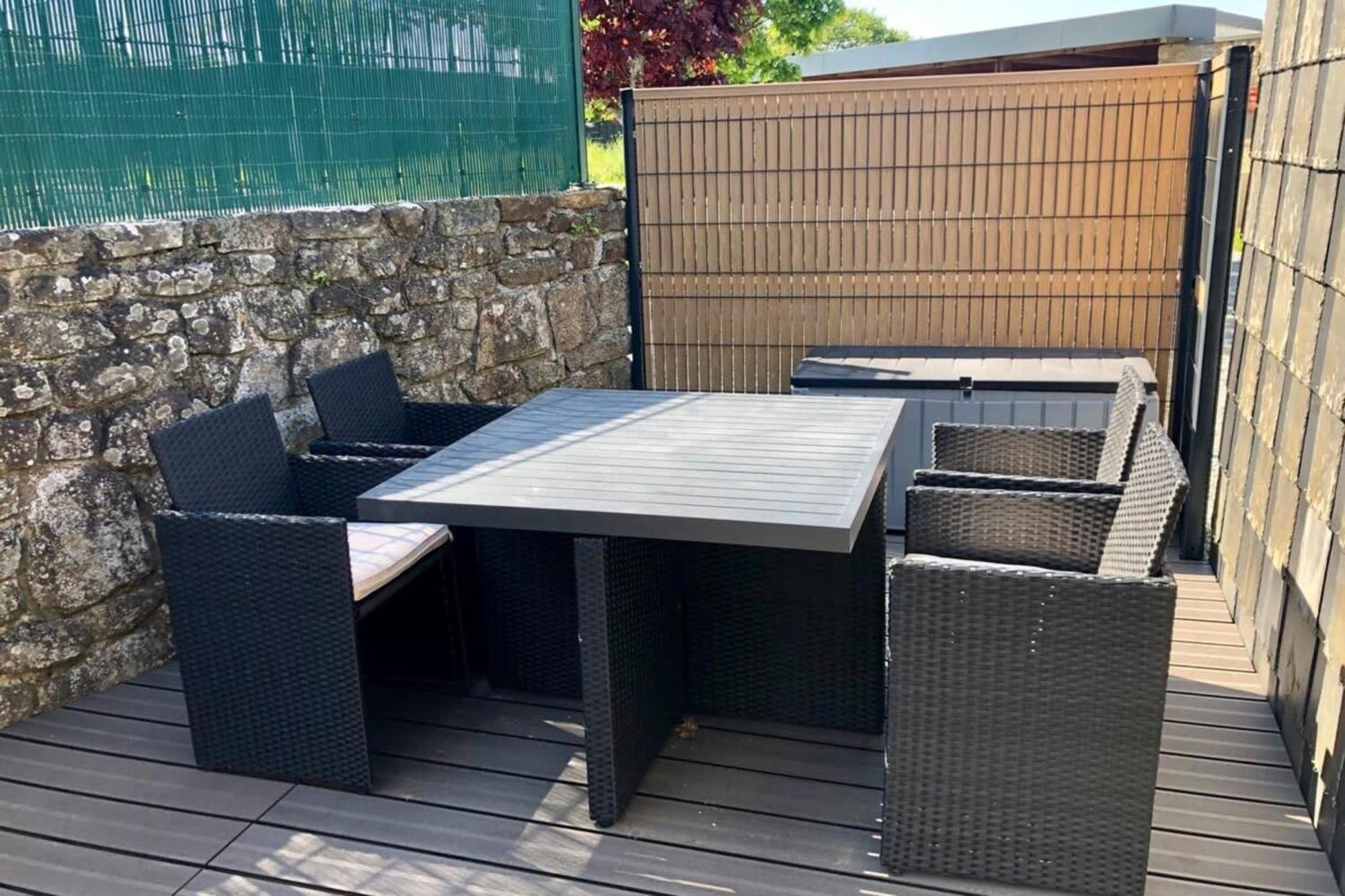 Jolie Maisonnette Cosy Bord De Mer Terrasse Гідель Екстер'єр фото