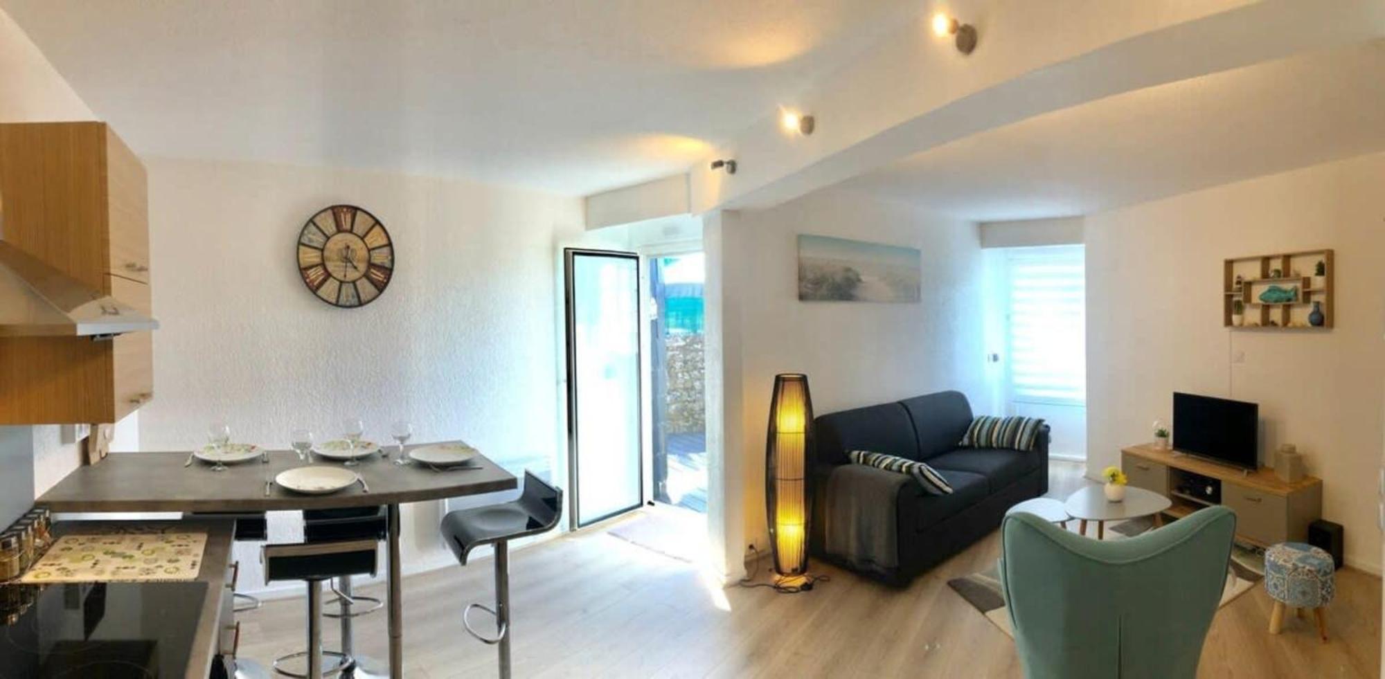 Jolie Maisonnette Cosy Bord De Mer Terrasse Гідель Екстер'єр фото